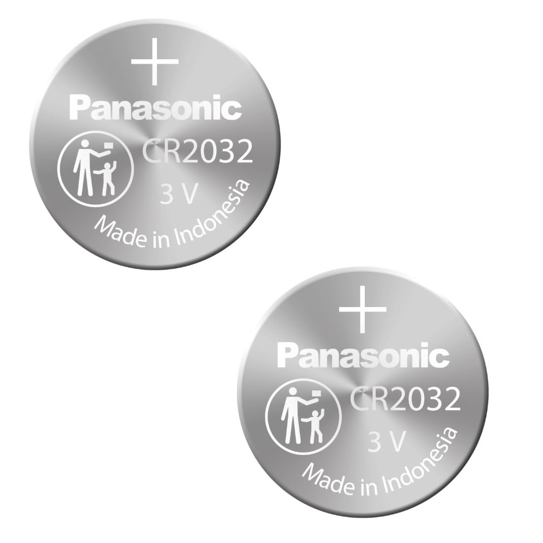 Panasonic CR2032 3V Cell Power Lithium Coin Battery (Twin Pack)