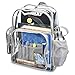Planet Made Family Heavy Duty Extra Large Clear Backpack, Clear School Backpack. Transparent Backpack for Men and Women, Boys and Girl