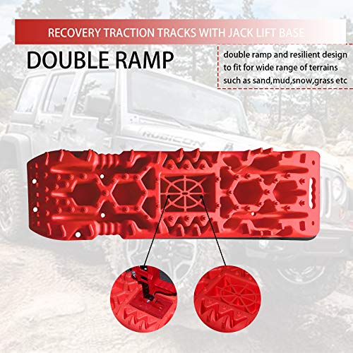 OPENROAD OffRoad Traction Boards with Jack Lift Base, 2 Pcs Recovery