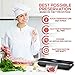 NutriChef Upgraded Vacuum Sealer | Automatic Vacuum Air Sealing System For Food Preservation w/ Starter Kit | Compact Design | Lab Tested | Dry & Moist Food Mode, Built-in Bag Cutter, 2020 Model