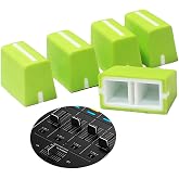 WXYINSPAS 5pcs Universal Fader Knobs Replacement Fader Cap Slider for DJ Controller Mixer Console Pioneer Pioneer DJM、DDJ、XDJ, Denon Numark AKAI RANE VESTAX (Universal Green Hats)