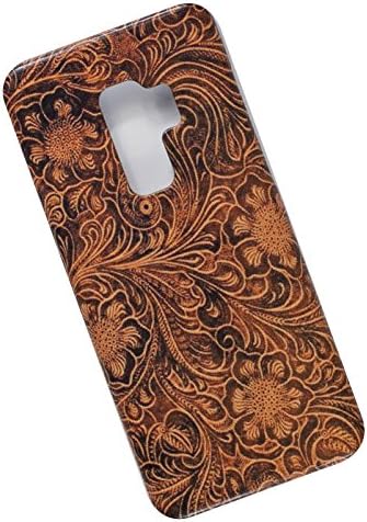 Slim Case for Samsung Galaxy S9 Plus - Tooled Leather Look.