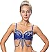 Pole Dance Bra Top 32B-34A-34B Royal Blue