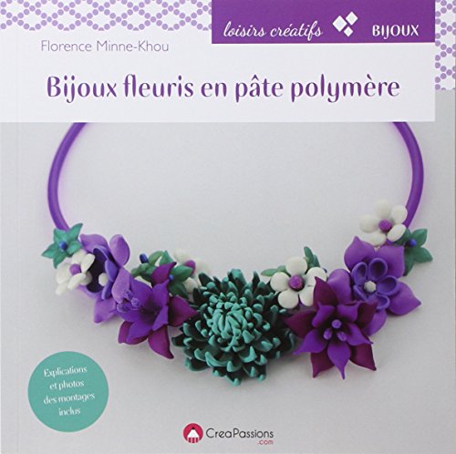 Bijoux fleuris en pâte polymère pour la création de bijoux