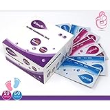 Wondfo 50 Ovulation Test Strips and 20 Pregnancy Test Strips Kit (50 LH + 20 HCG)