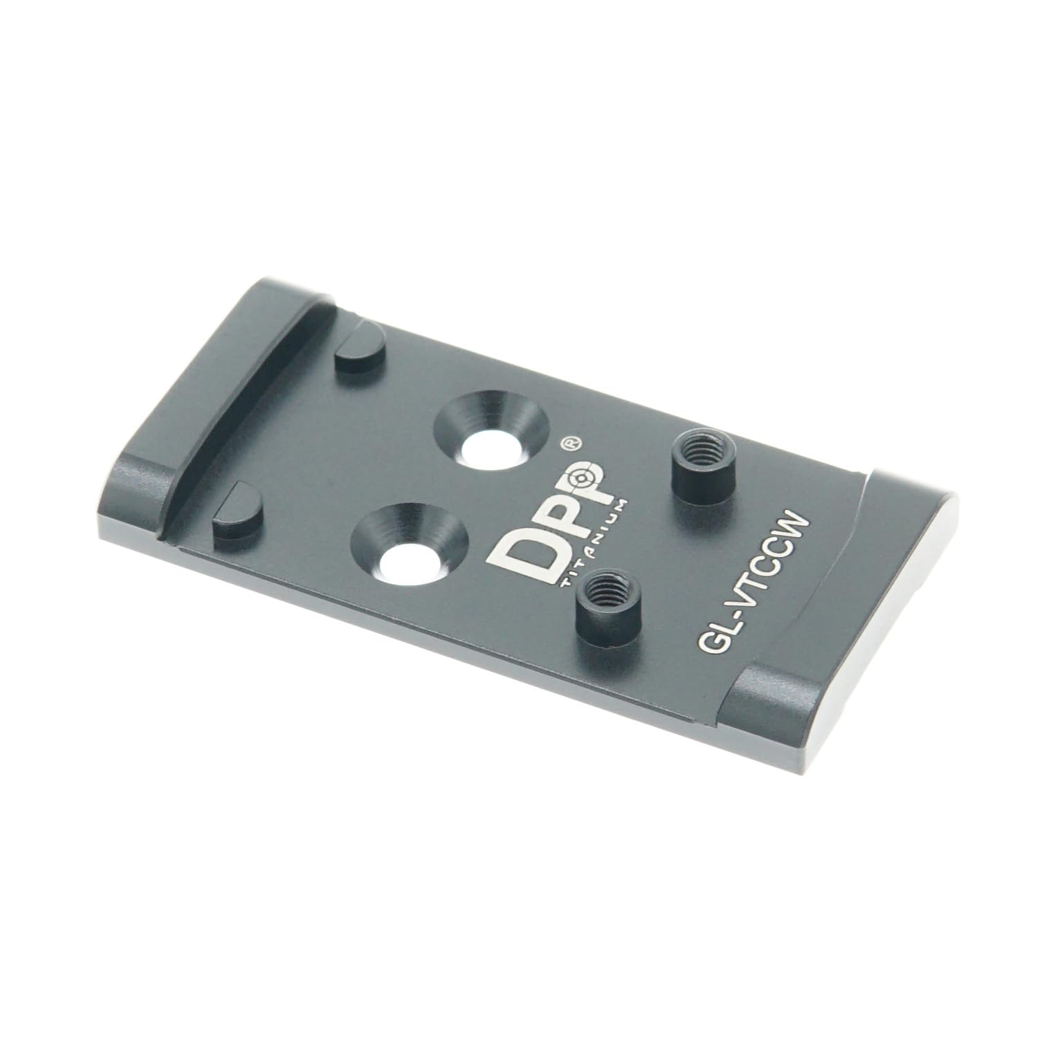 Photo 1 of DPP Titanium Adapter Plate for Glock 17 19 MOS and Vortex Defender-CCW Micro Sights-GL-VTCCW