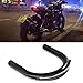 Senkauto Hump Cafe Racer Vintage Seat Cushion with 230 MM LED Brake Turn Tail Light Frame Hoop for Suzuki GS Yamaha XJ XS Honda CB CL (Seat w/ LED Hoop)