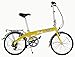 Ford by Dahon Convertible 7 Speed Folding Bicycle, Yellow