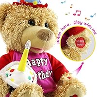 Amazon Com Houwsbaby Happy Birthday Teddy Bear Interactive