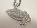 Mens ICED Out Golden/Silver Praying Hands Pendant 35