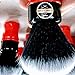 H&S Co. Synthetic Shaving Brush Red and Black