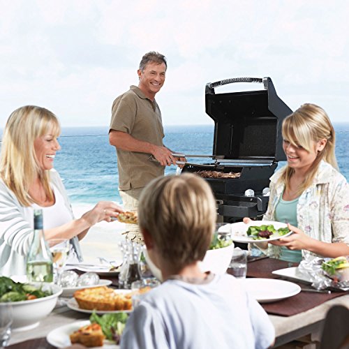 Yukon Glory 7573 Tan/Brown Premium Grill Cover for Weber Spirit 200/300 Series Grills, Tan/Brown (Compare to Weber 7573); EXTRA BONUS BBQ APRON and 3 Year Extended Warranty