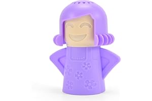 Eduftis Microwave Cleaner, Angry Mama Microwave Steam Cleaner Upgrade, With Vinegar and Water That Cleans in Minutes, Kitchen Gadget Effective Cleaning, Elegant Smile Mama Cleaner