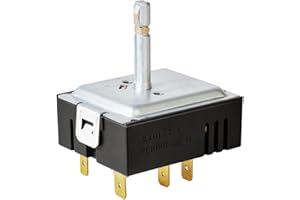 PER001-02D Range Replacement Part - Dual Burner Infinite Switch Compatible with DG44-01006A, Fits Samsung Series Oven/Surface
