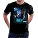 Dr. Who & The Daleks Men's T-shirt with Print Tardis (X-Large, Black)