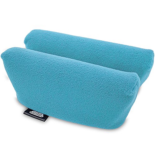 Universal Crutch Underarm Pad Covers - Luxurious Soft Fleece with Sculpted Memory Foam Cores (Turquoise)