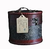 Menghai Old Ancient Tree Ripe Pu-erh Pu'er Tea 500g in Bulk with Leather Bucket
