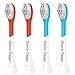 Sierra Clean Premium Standard Replacement Toothbrush Heads for Philips Sonicare Kids HX6044, 4 pack