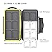 Beeway® Memory Card Carrying Case Holder for SD SDHC SDXC - 12 Slots Sealed Waterproof with Storage Bag & Carabiner