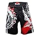 SUOTF MMA boxing cotton loose size training kickboxing shorts mma fight shorts muay thai boxing mma shorts (M)