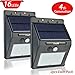 2 Pack Solar Light with Motion Sensor,CrazyFire® 16 Bright LEDs Wireless Solar Powered Motion Sensor Light for Outdoor Wall Garden Lamp Patio Deck Yard Home Driveway Stairs With Auto On/Off