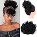 DIFEI Kinky Curly Hair Chignons Synthetic Afro Puff Drawstring Ponytail in Hair Extension for Black Women (Chignons)