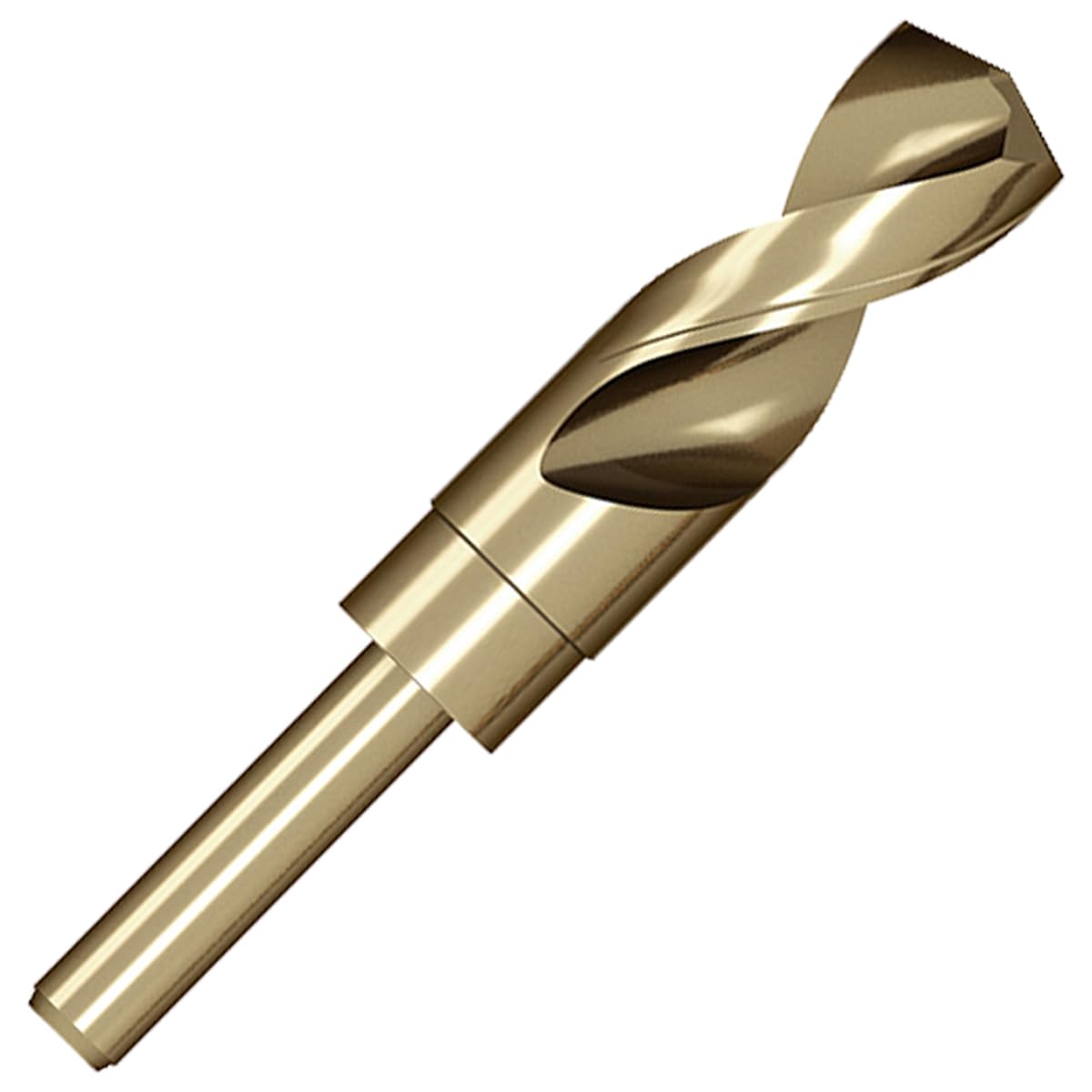 Meccion HSS Cobalt Drill Bit 26mm Reduced Shank Twist Drill Bit for Metal, Stainless Steel, Aluminium, Wood, Plastic, Non-Ferrous Etc. — image 1