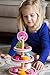 Cubbie Lee Wooden Afternoon Tea Play Food Dessert Stand Toy for Girls & Boys, Preschool Age Toddlers to Serve Pastries & Treats During Play Tea Parties.