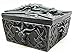 Knights Templar Pentagram Sabbatic Goat Baphomet Satan Faux Stone Jewelry Box