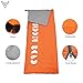 Forbidden Road Portable Single Sleep Bag 15 ℃ / 60 ℉ - Compression Bag Included (Orange, 15 ℃ / 60 ℉)