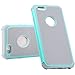 iPhone 6s Case,iPhone 6 Case,by AILUN,Soft&Reinforced Interior Silicone Bumper&Rugged Solid PC Back Shell,Shock-Absorption&Skid-Proof,Anti-Scratch Hybrid Dual-Layer Slim Cover[Mint Green]