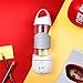 OULYLAN DIDI Sports Water Replenishing Cup Moisturizing Spray USB Charging Humidifier Ultrasonic Air Aroma Diffuser Mist Maker 400ml Water Bottle with LED Lights for Travel, Outdoor, Indoor (Gray)