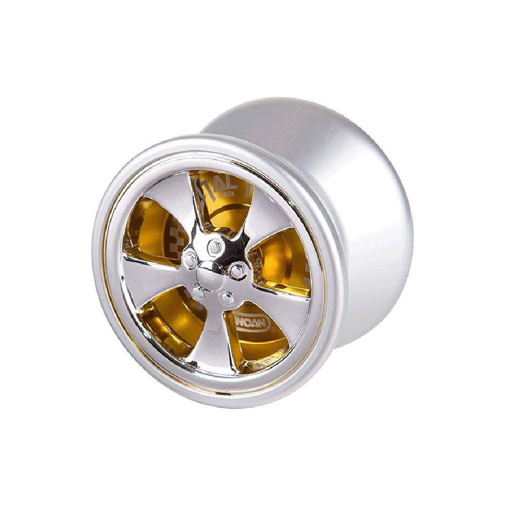 Duncan Toys Metal Racer Yo-Yo, Aluminum Advanced Level Yo-Yo with Racer Caps and SG Sticker Response, Mystery Color