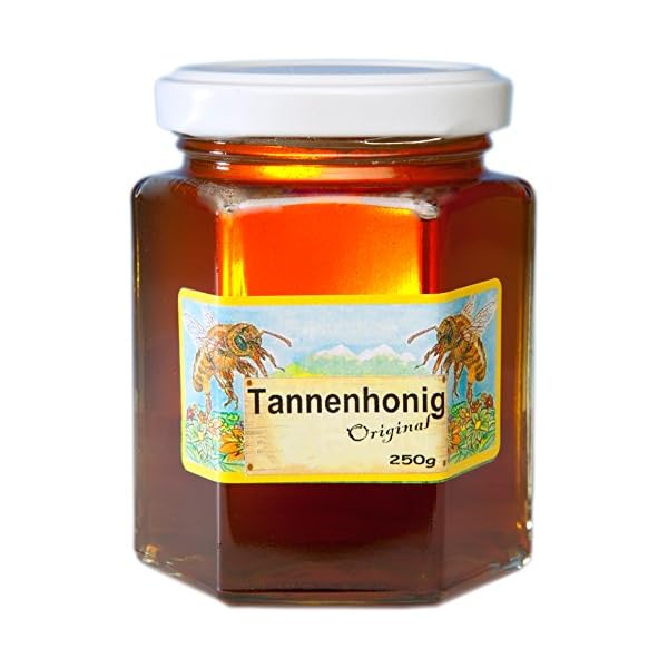 Deutscher Tannenhonig - 250g Tannen Honig flÃ¼ssig - Bienenhonig in bester QualitÃ¤t