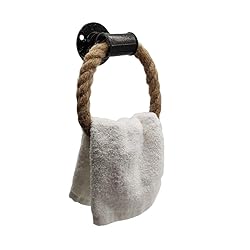 Nautical Towel Ring,Industrial Pipe Rope Towel Ring