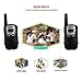 Zomei T388 2Pcs Mini Walkie Talkie 3-5KM Range 22-Channel FRS/GMRS UHF Two-Way Radios Coloful Walkie-Talkie For Kids(Black)