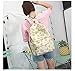 TOP SHOP BAG FTSUCQ Womens Backpack Travel Daypack Tote School Bags Shoulder Handbags Satchels + 3 PCS Floral Handkies