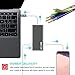 USB C Hub, IVYOCK USB-C Adapter with Type C Charging Port, 4K HDMI Output, SDHC SDXC/Micro SD Card Reader, 3 USB 3.0 Ports for MacBook,Pixelbook,HP Spectre and More Type-C Devices - Space Gray