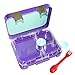 Bento Box 4 Section Tray with Removable, Lunch Box For Kids &Adults, Tritan Safe Food Materials , Easy To Clean, Lunch Storage Container 2 Buckles, Salad Box Of Purple