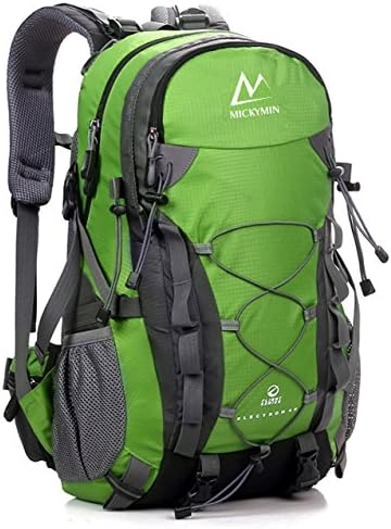 MICKYMIN Outdoor Hiking Climbing Backpack Daypacks Waterproof Mountaineering Bag 40L Unisex High-capacity Travel Green Bag