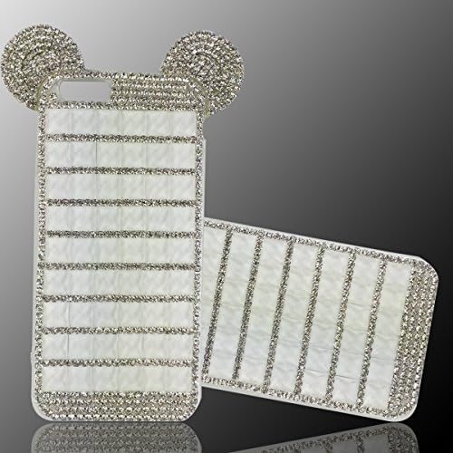 LINNSEK BLING CRYSTAL RHINESTONE MIQI CASE SJ02 APPLE PHONE COVER Handmade diamond lattice FOR IPHONE 6/6S CASE (AS2)