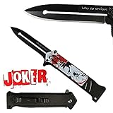 Joker Spring Assisted Opening Pocket Knife Why So Serious? with Belt Clip Tactical Batman Dark Knight 4 Variations