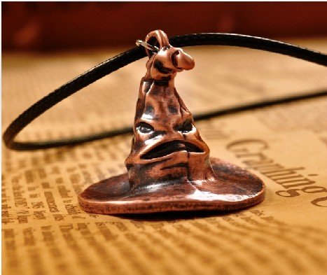 Harry Potter Hogwarts Sorting Hat Pendant Necklace