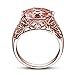 BEUU Gemstone Ring Rose Gold Rings For Women Jewelry Ring Women'S Fashion Gold Earring Silver Wedding All Sizes