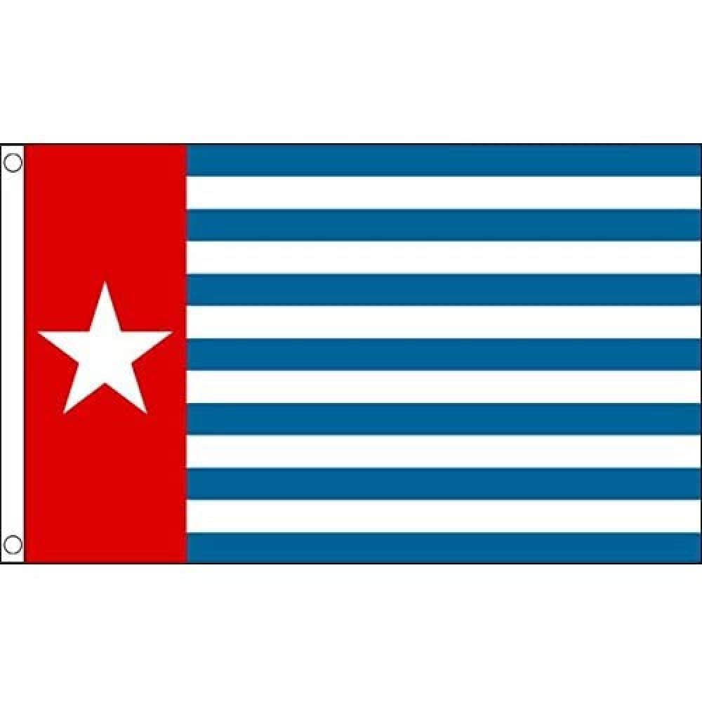 AZ FLAG - Republic Of West Papua Flag - 3x5 Ft - 100D Polyester Free Papua Movement Banner with Two Metal Grommets - Fade Resistant - Vivid Colors - 3' x 5' Feet - 150x90 Cm