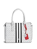 GUESS Factory Women's Honeyville Logo Striped Satchel