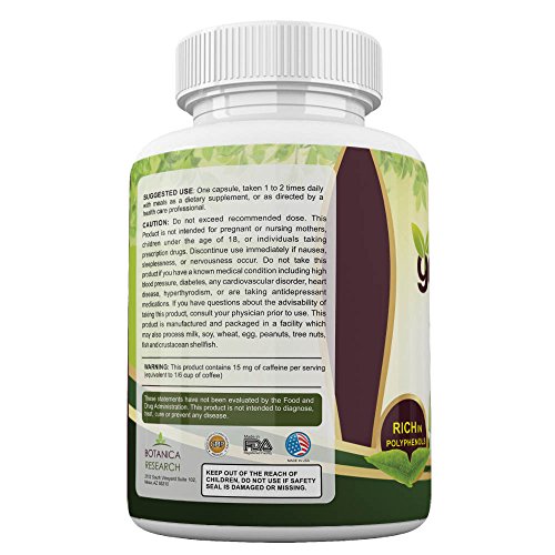 Green Tea Extract EGCG Polyphenols Supplement Stomach Fat Burner Energy