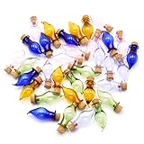 2ml Small Mini Glass Bottles Jars with Cork
