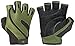 Harbinger Pro Non-Wristwrap Vented Wash & Dry Glove with Padded Leather Palm (Old Style), Green, Medium