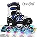 Otw-Cool Adjustable Inline Skates for Kids and Adults, Roller Skates with All Wheels Light up, Safe and Durable Inline Roller Skates for Girls and Boys, Men and Ladies